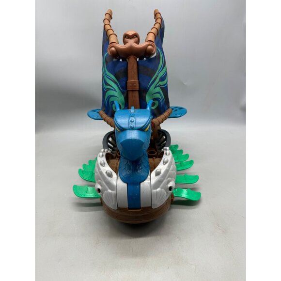 Fisher-Price Imaginext DRAGON SERPENT Rolling Pirate Viking Ship 2010 READ - Picture 2 of 9